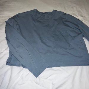 LULULEMON Loose Fitting Blue Long Sleeve
